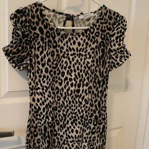 Leopard Print Mini dress